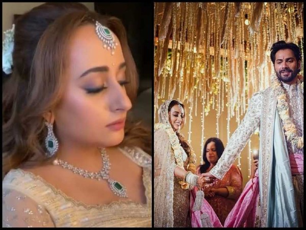वरुण धवन की दुल्हन बनते हुए नताशा दलाल वरुण धवन की दुल्हन बनते हुए नताशा दलाल