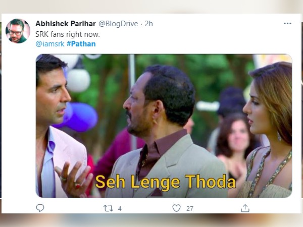 फैंस कर रहे पठान का बेसब्री से इंतजार