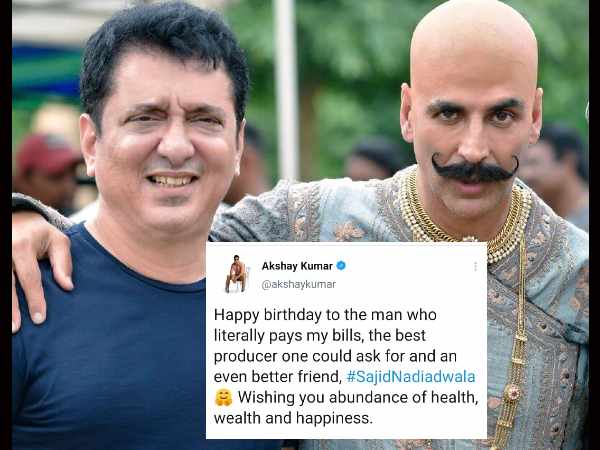 अक्षय कुमार ने किया विश अक्षय कुमार ने किया विश