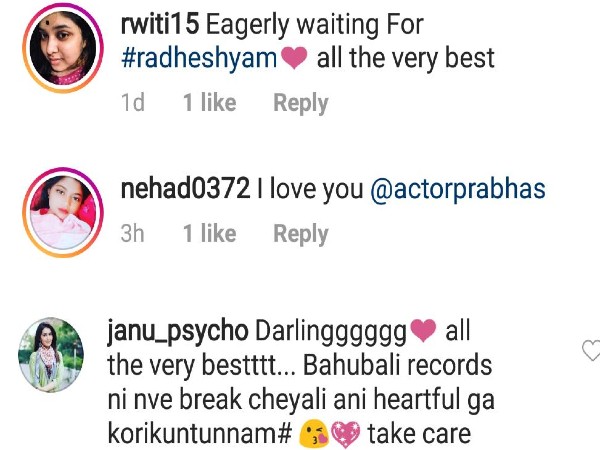 Radhe Shyam teaser Radhe Shyam teaser