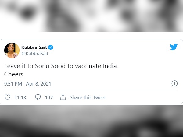 सोनू सूद ने लगवाई वैक्सीनेशन सोनू सूद ने लगवाई वैक्सीनेशन