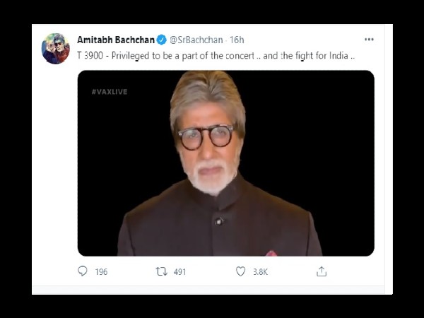 अमिताभ ने बोला भारत के लिए लड़ाई जारी अमिताभ ने बोला भारत के लिए लड़ाई जारी