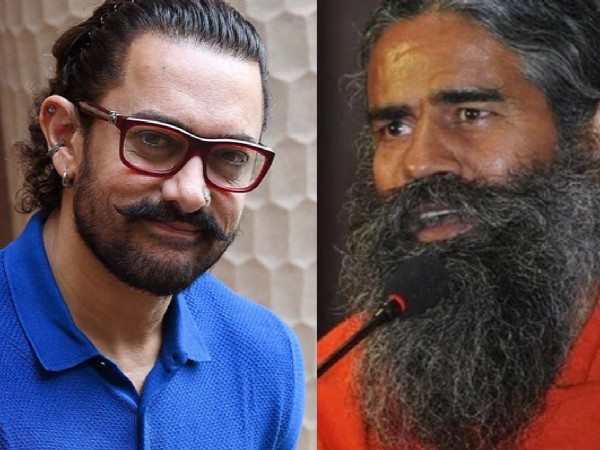 स्वामी रामदेव ने आमिर खान का नाम भी इस विवाद में उछाला स्वामी रामदेव ने आमिर खान का नाम भी इस विवाद में उछाला