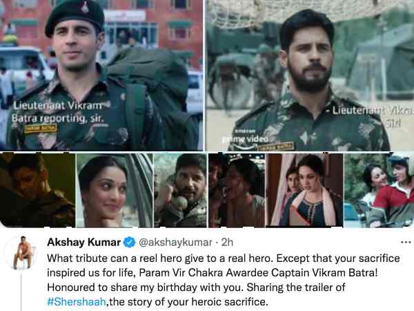 कैप्टन विक्रम बत्रा को अक्षय कुमार का सलाम कैप्टन विक्रम बत्रा को अक्षय कुमार का सलाम