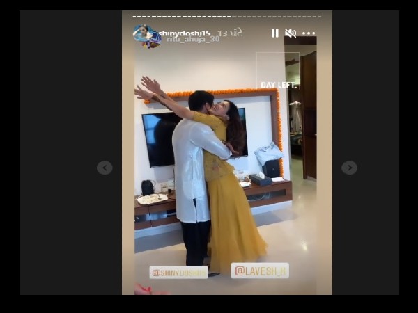 पति लवेश के साथ शाइनी दोशी का डांस पति लवेश के साथ शाइनी दोशी का डांस