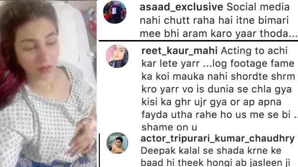 सोशल मीडिया पर लोगों ने लिखा - जसलीन मथारू शर्म करो सोशल मीडिया पर लोगों ने लिखा - जसलीन मथारू शर्म करो