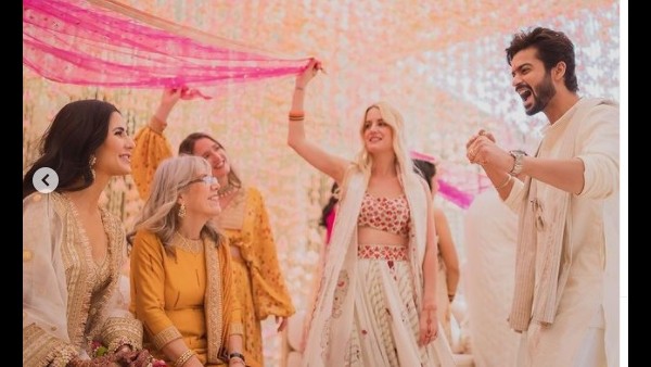 सनी कौशल के साथ कैटरीना कैफ हल्दी फोटो सनी कौशल के साथ कैटरीना कैफ हल्दी फोटो