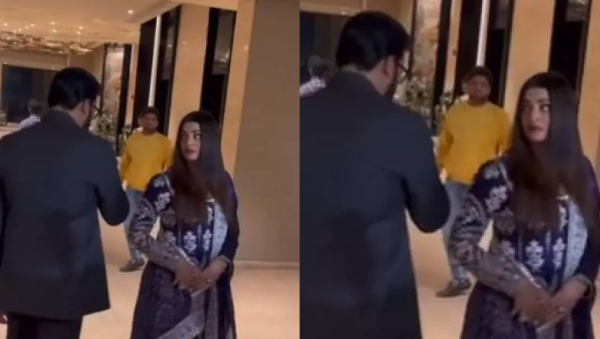 Aishwarya Rai Bachchan angrily stares at abhishek bachchan video Aishwarya  Rai Bachchan angry looks abhishek - Hindi Filmibeat