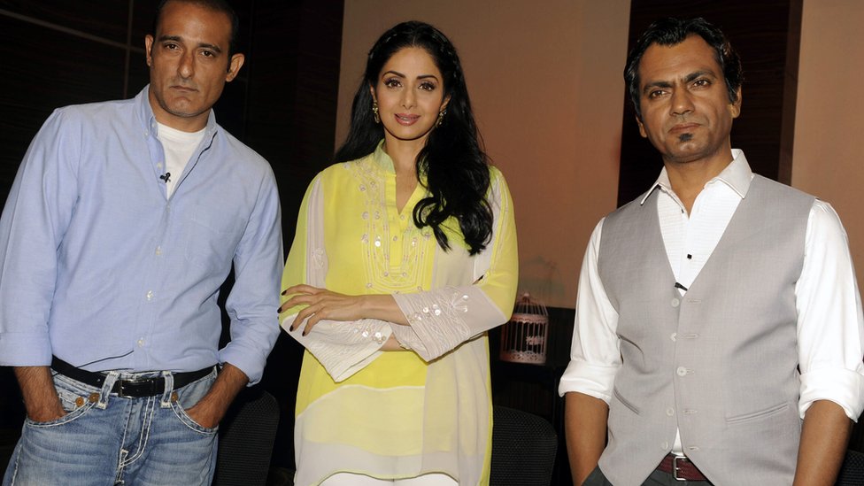 अक्षय खन्ना, श्रीदेवी और नवाज़ुद्दीन सिद्दिक़ी