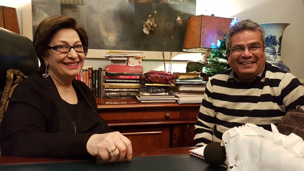 राजकपूर की बेटी रितु नंदा के साथ रेहान फ़ज़ल